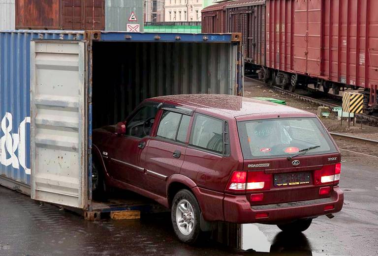 Жд перевозка легковой машины  из Москвы в Сочи